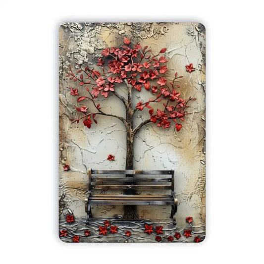Maple Tree Metal Sign