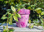 Hand Painted Plant Pot Purple