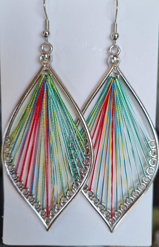 Plant Earrings - Multicolor Leaves