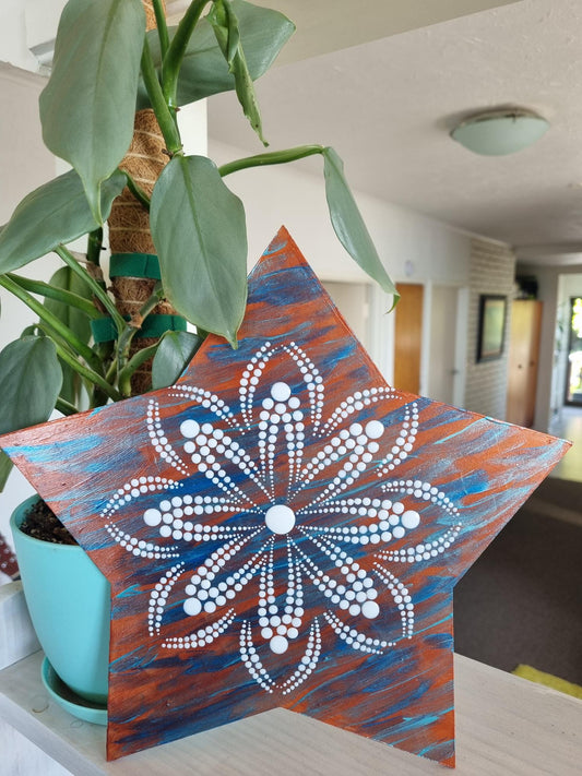 Mandala Art - Star Flower