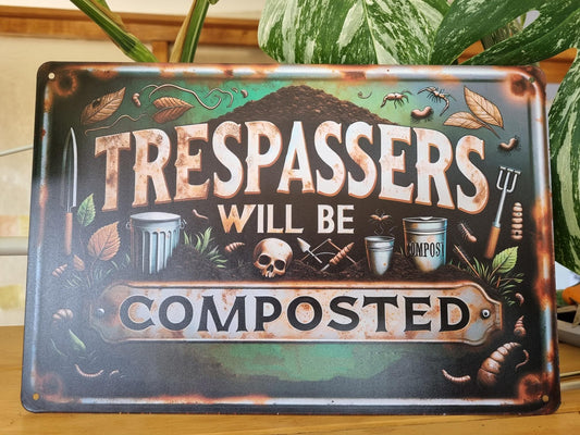 metal sign