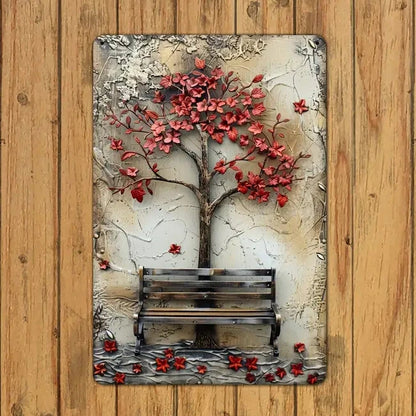 Maple Tree Metal Sign