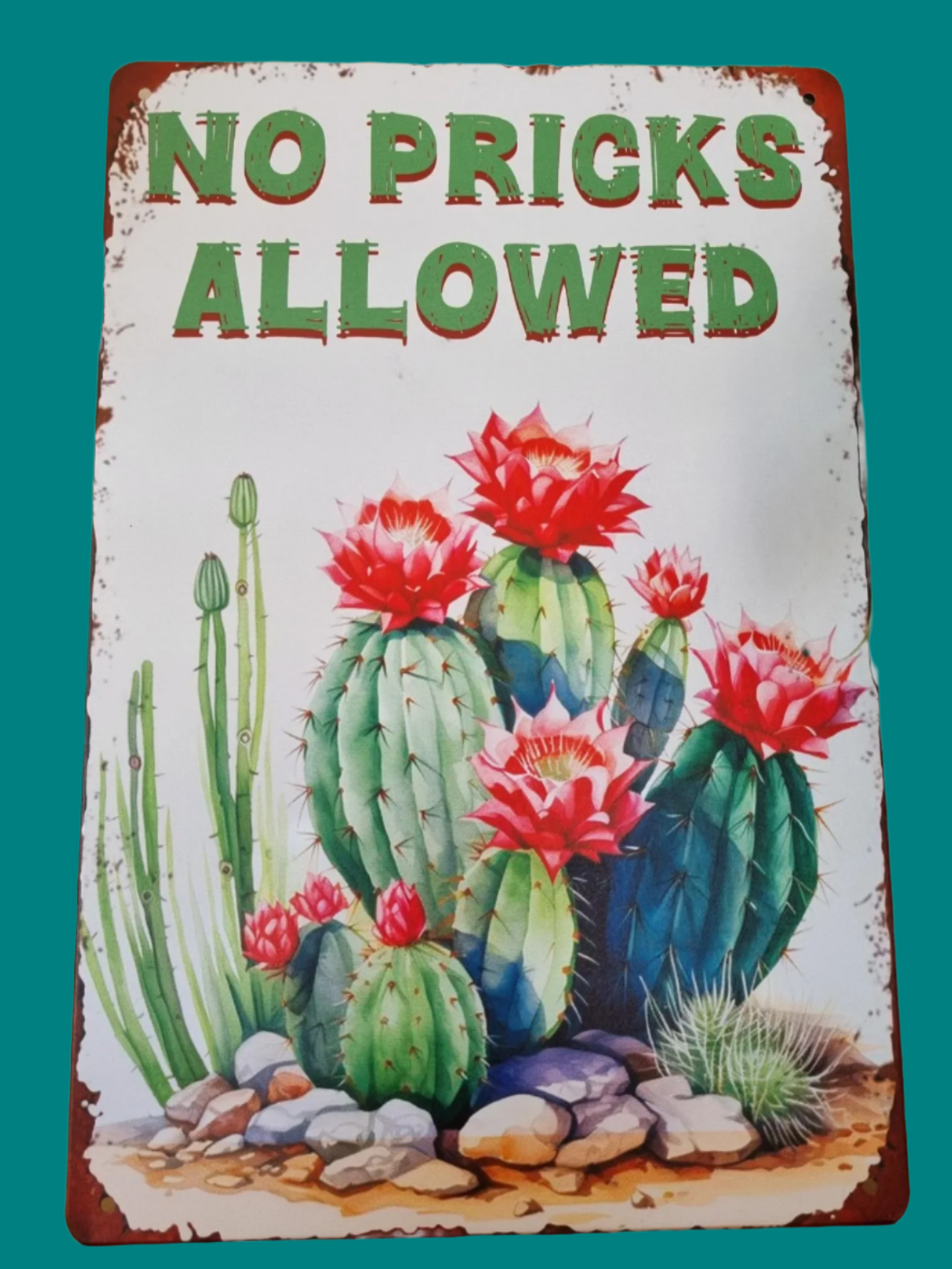 metal sign