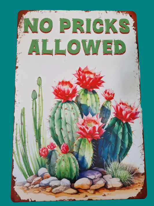 metal sign